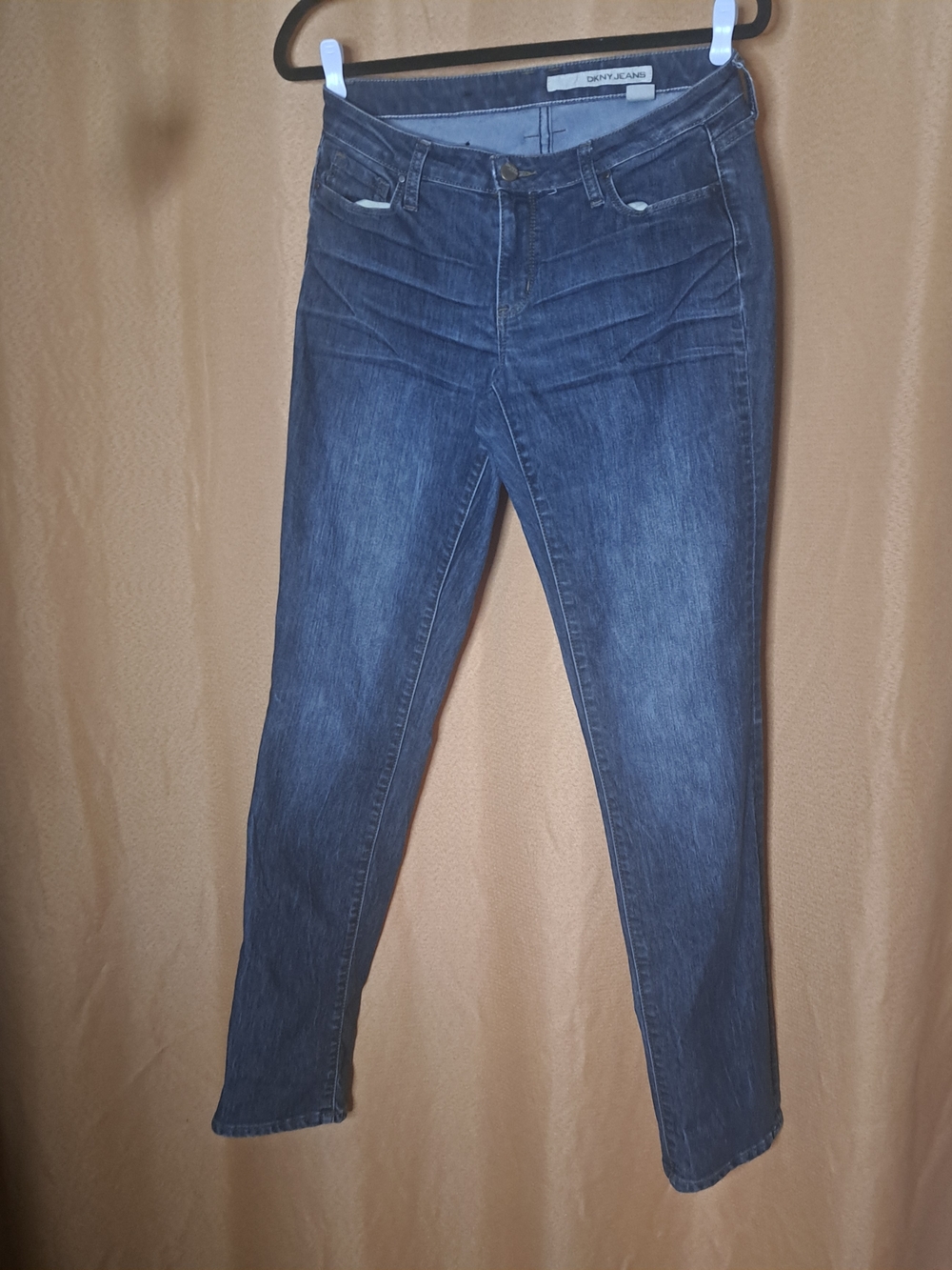 DKNY Slim Fit Skinny Jeans in Dark Indigo Wash